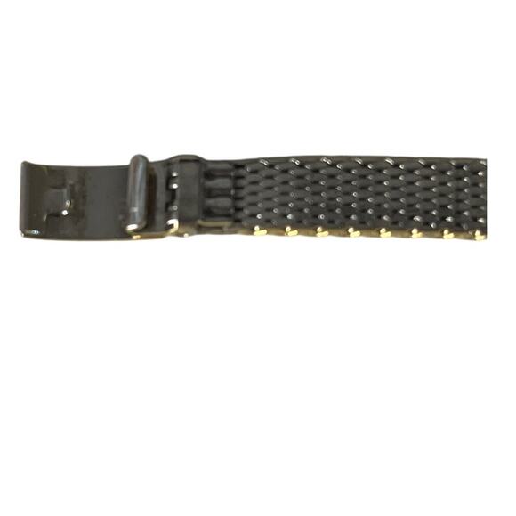 Diane Von Furstenberg Gold Plated Mesh Stainless Steel Watch Vintage untested - Picture 10 of 15